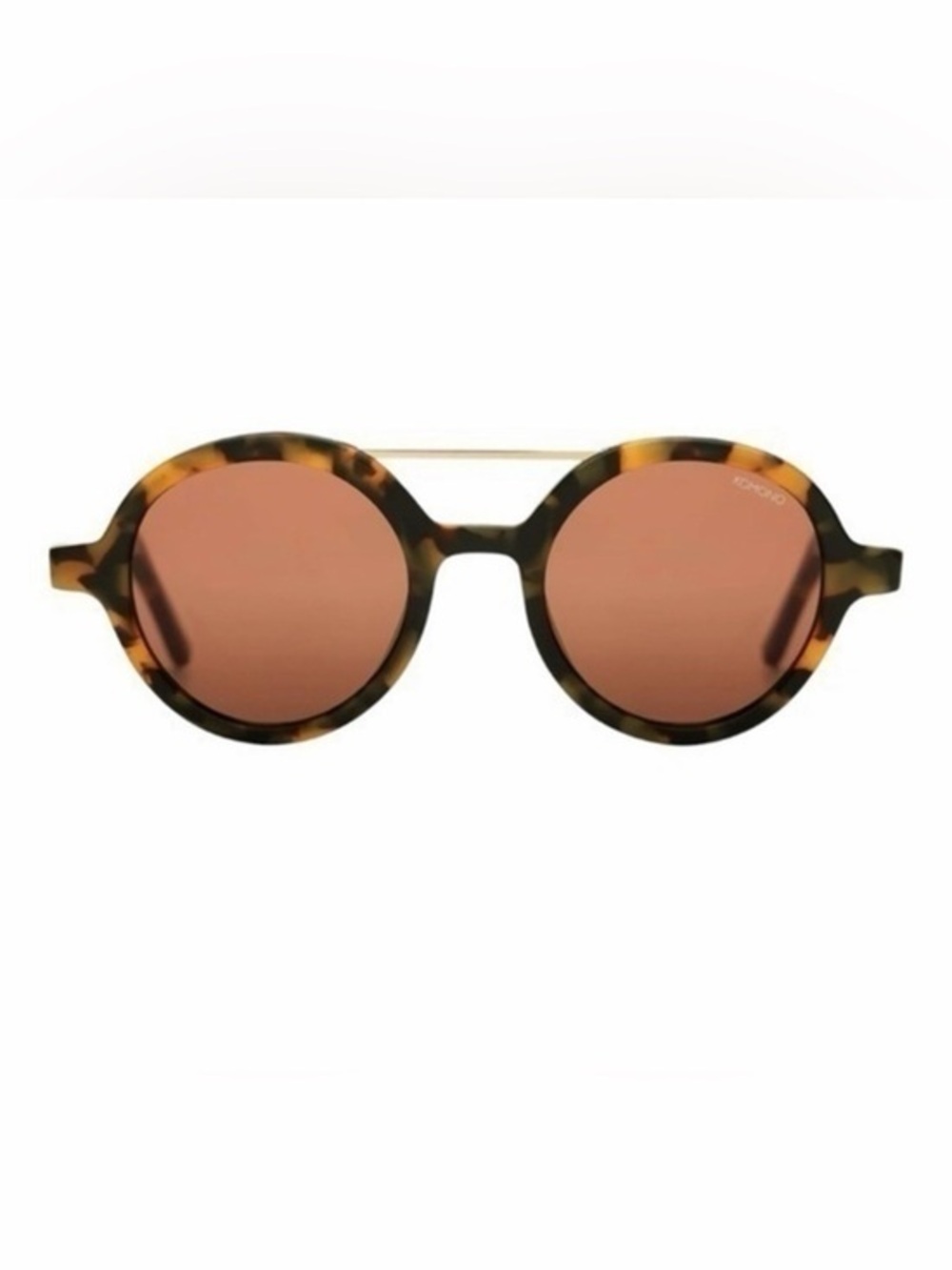 New Komono Sunglasses Vivien Tortosie gold brown round